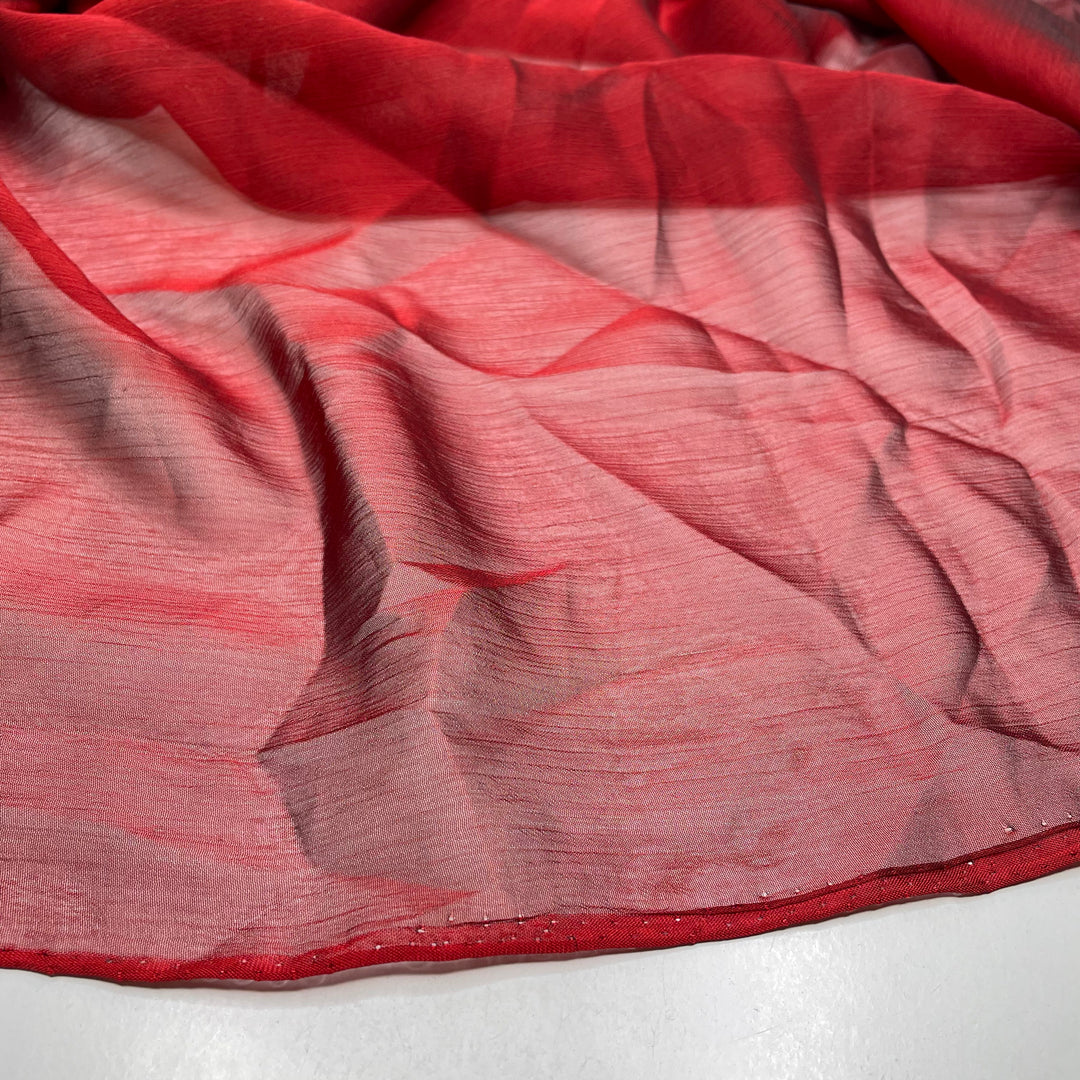 Jar Jar Binks - Chiffon Poly Woven - Red - 1.2M Bundle - FABCYCLE Deadstock and Sustainble Fabrics and Sewing Supplies