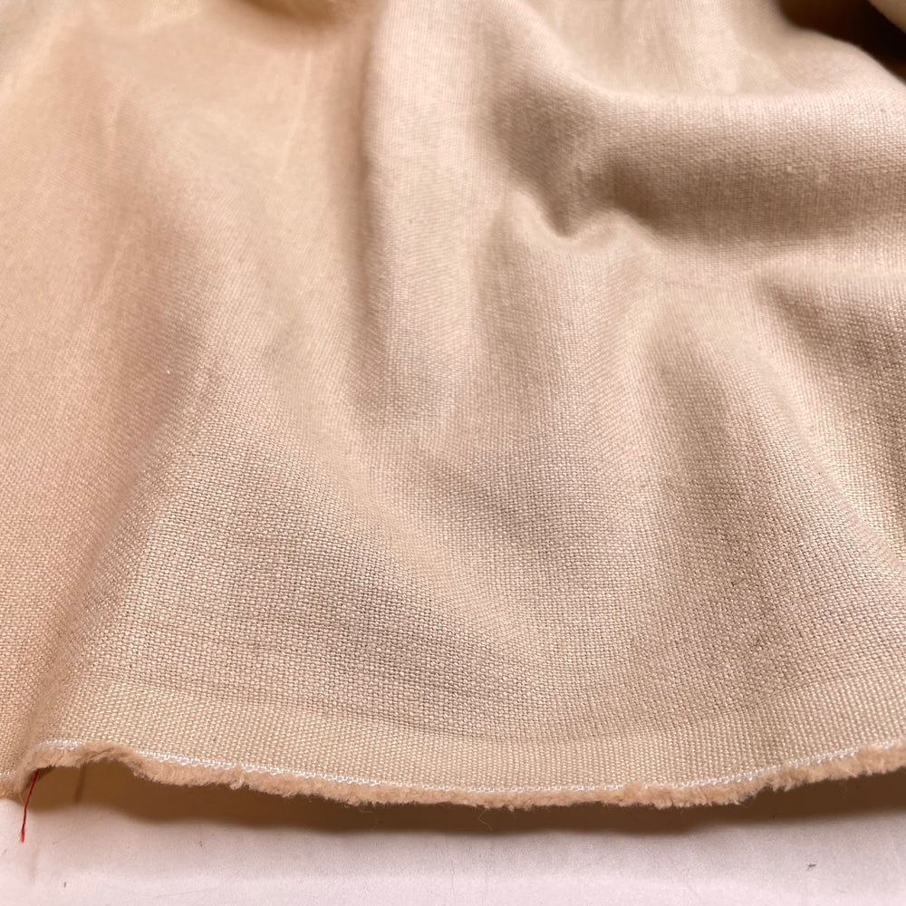 Trim And File - Cotton/Linen Woven - Beige - 3M Bundle - FABCYCLE Deadstock and Sustainble Fabrics and Sewing Supplies