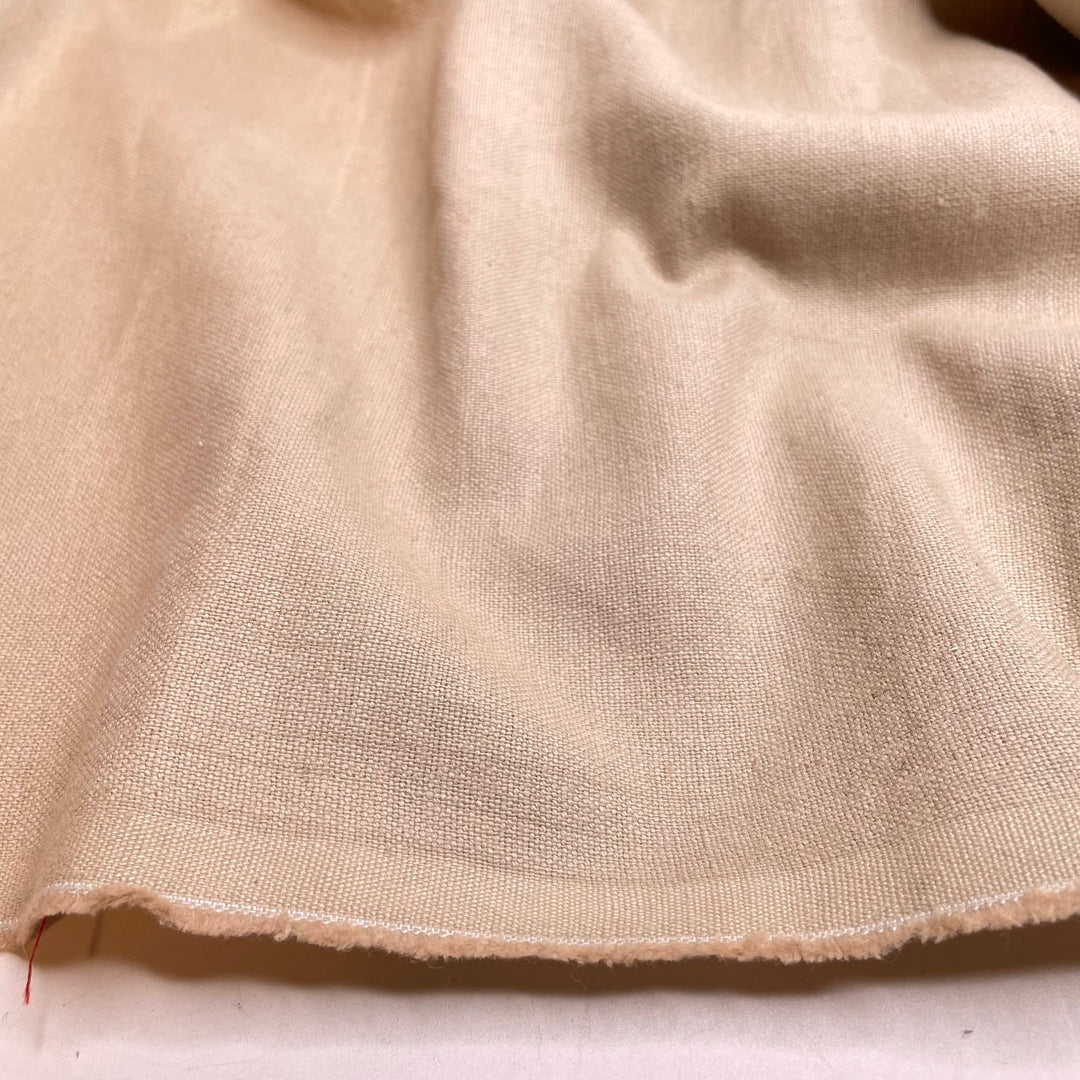 Trim And File - Cotton/Linen Woven - Beige - 3M Bundle - FABCYCLE Deadstock and Sustainble Fabrics and Sewing Supplies