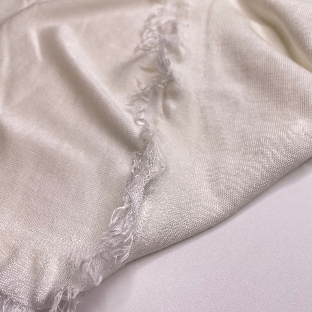Padded Football Pants - Bamboo Blend Knit - Cream - Bundles - FABCYCLE Deadstock and Sustainble Fabrics and Sewing Supplies