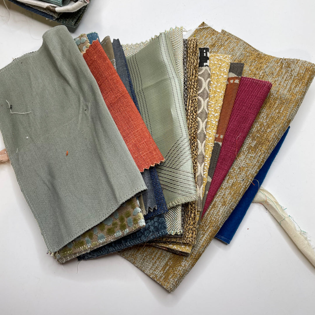 Home Décor Sample Squares - 1 Lb Pack - FABCYCLE Deadstock and Sustainble Fabrics and Sewing Supplies