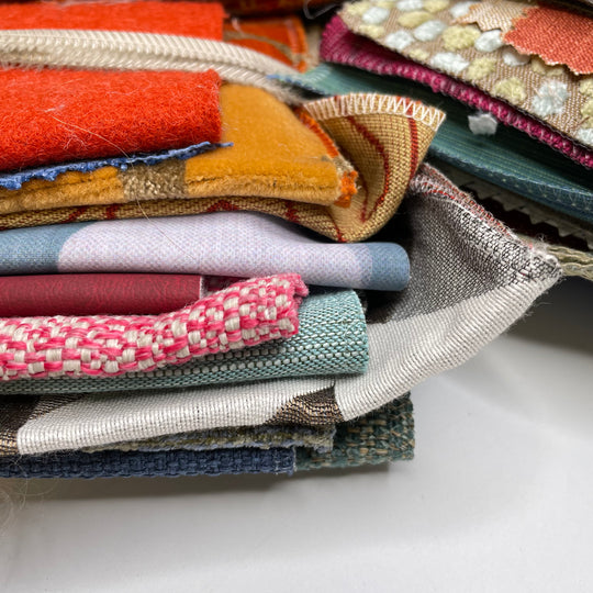 Home Décor Sample Squares - 1 Lb Pack - FABCYCLE Deadstock and Sustainble Fabrics and Sewing Supplies
