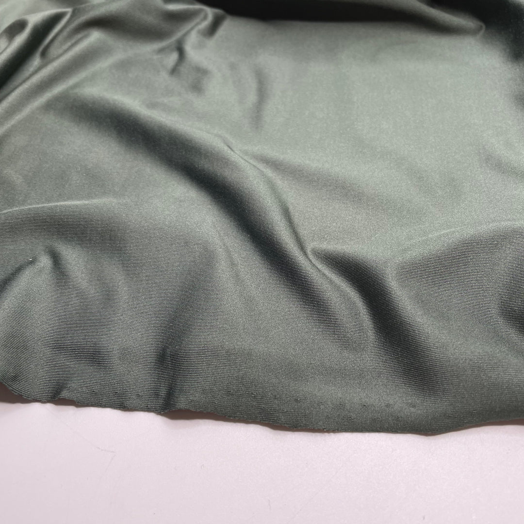 Cold Pressed - Jersey Poly/Spandex Knit - Dark Green - 1M Bundle - FABCYCLE Deadstock and Sustainble Fabrics and Sewing Supplies