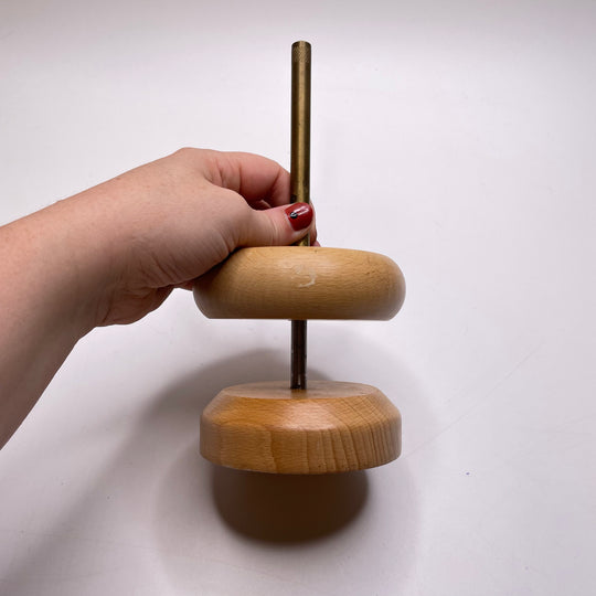 Yarn Spinner Tools - Beige/Silver - Individual - FABCYCLE Deadstock and Sustainble Fabrics and Sewing Supplies