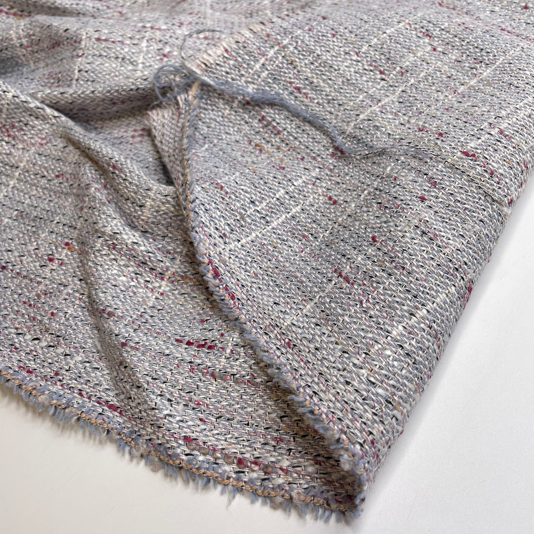 Princess Auto Is Dads Favourite Place - Polyester Blend Woven - Grey Multi - 2M Bundle - FABCYCLE Deadstock and Sustainble Fabrics and Sewing Supplies