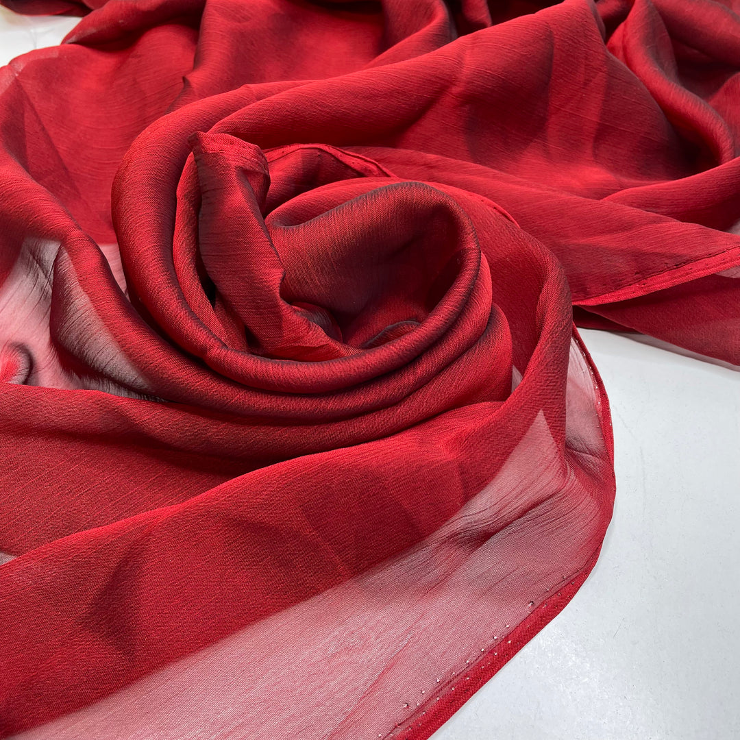 Jar Jar Binks - Chiffon Poly Woven - Red - 1.2M Bundle - FABCYCLE Deadstock and Sustainble Fabrics and Sewing Supplies