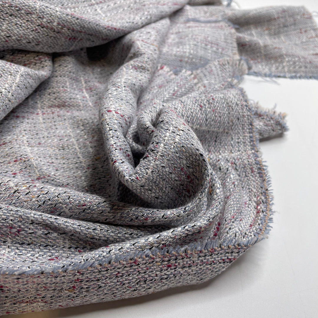 Princess Auto Is Dads Favourite Place - Polyester Blend Woven - Grey Multi - 2M Bundle - FABCYCLE Deadstock and Sustainble Fabrics and Sewing Supplies