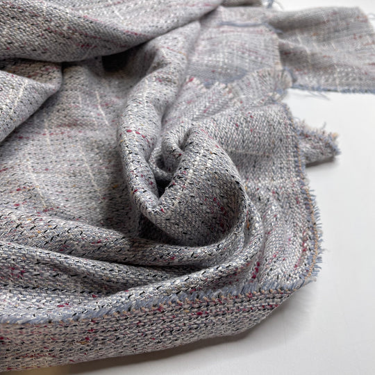 Princess Auto Is Dads Favourite Place - Polyester Blend Woven - Grey Multi - 2M Bundle - FABCYCLE Deadstock and Sustainble Fabrics and Sewing Supplies