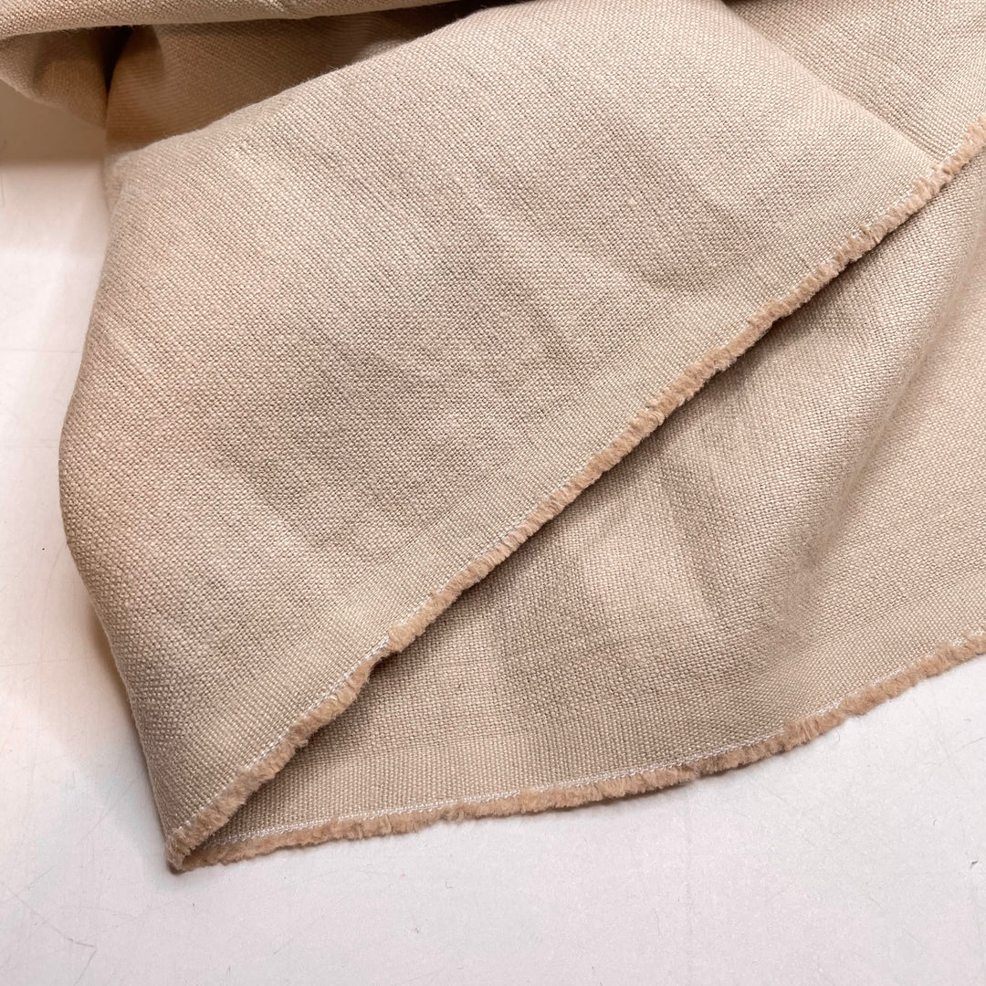 Trim And File - Cotton/Linen Woven - Beige - 3M Bundle - FABCYCLE Deadstock and Sustainble Fabrics and Sewing Supplies