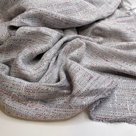 Princess Auto Is Dads Favourite Place - Polyester Blend Woven - Grey Multi - 2M Bundle - FABCYCLE Deadstock and Sustainble Fabrics and Sewing Supplies