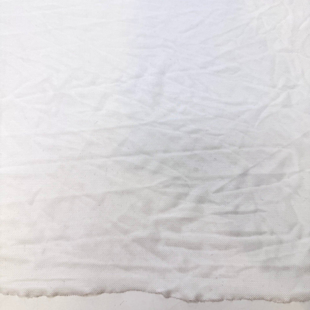 Imaginary Numbers - Mesh Poly/Spandex Knit - White - 2M Bundle - True Deadstock fabric Fabric by private - Sustainable Textile | FABCYCLE