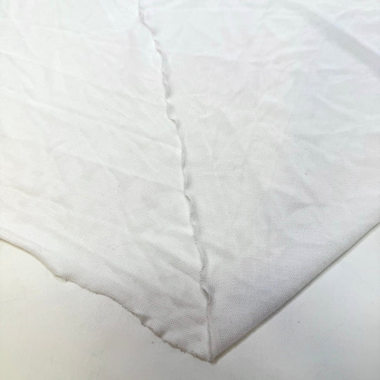 Imaginary Numbers - Mesh Poly/Spandex Knit - White - 2M Bundle - True Deadstock fabric Fabric by private - Sustainable Textile | FABCYCLE