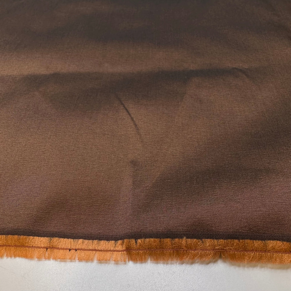 Imagining Our Future Together - Polyester Blend Woven - Brown - 2M Bundle - True Deadstock fabric Fabric by private - Sustainable Textile | FABCYCLE