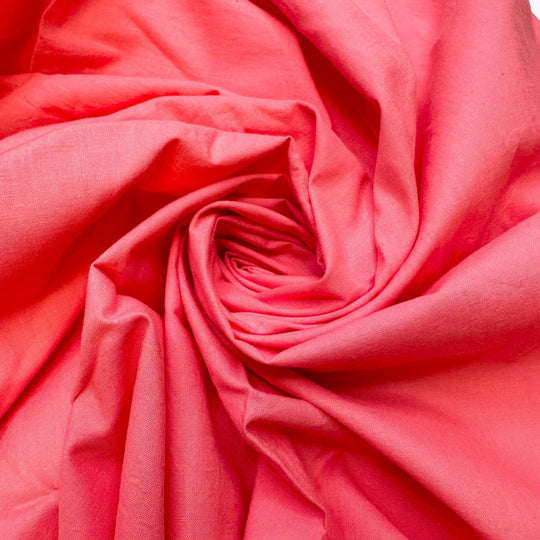 In A Smoothie Mood - Cotton Woven - Pink - 1.55M Bundle - True Deadstock fabric Fabric by private - Sustainable Textile | FABCYCLE