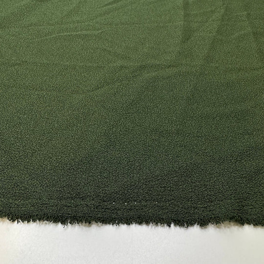 In Good Company - Crepe Poly Woven - Dark Green - 1M Bundle - True Deadstock fabric Fabric by private - Sustainable Textile | FABCYCLE