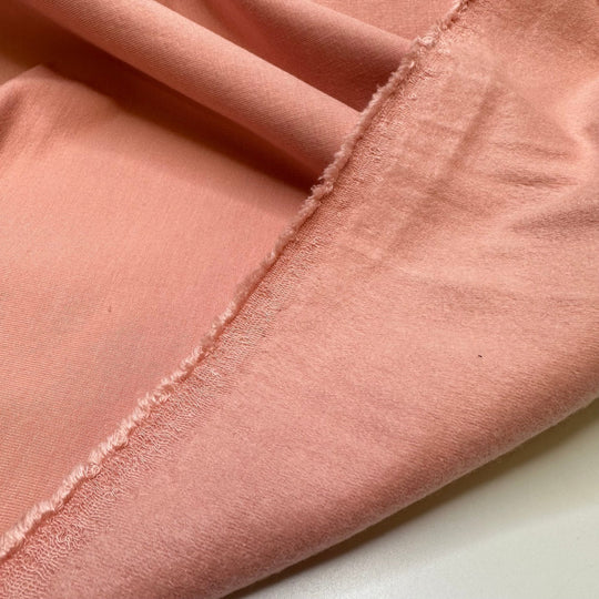 In It For The Long Run - Jersey Fleece Bamboo Blend Knit - Light Pink - 2M Bundle - True Deadstock fabric Fabric by private - Sustainable Textile | FABCYCLE