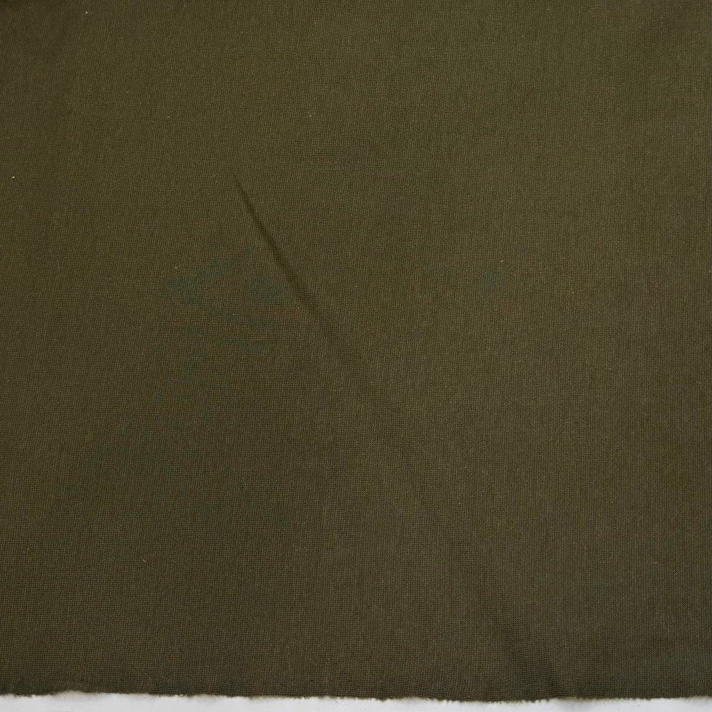 In My Eco Era - Rib Knit Rayon Blend Knit - Olive Green - 2M Bundle - True Deadstock fabric Fabric by private - Sustainable Textile | FABCYCLE