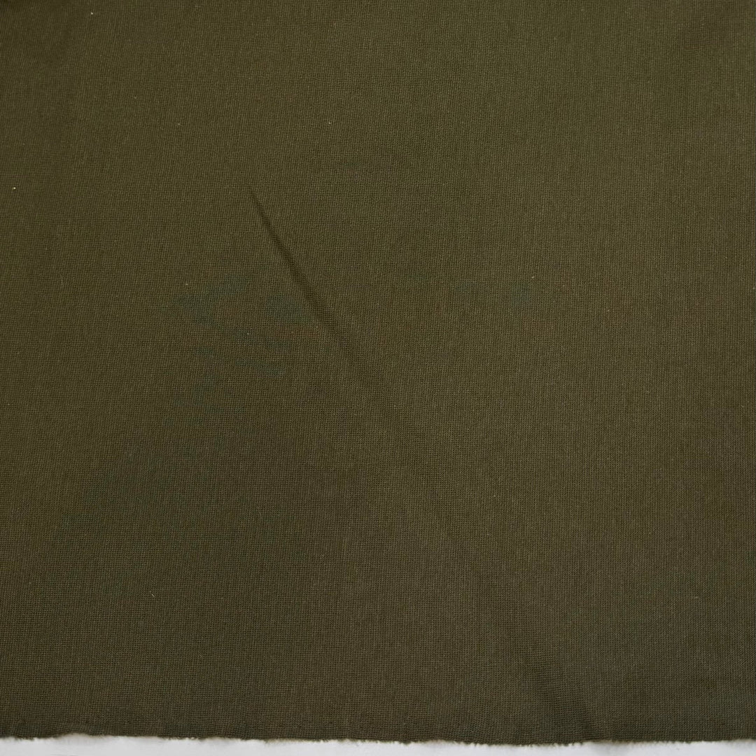 In My Eco Era - Rib Knit Rayon Blend Knit - Olive Green - 2M Bundle - True Deadstock fabric Fabric by private - Sustainable Textile | FABCYCLE