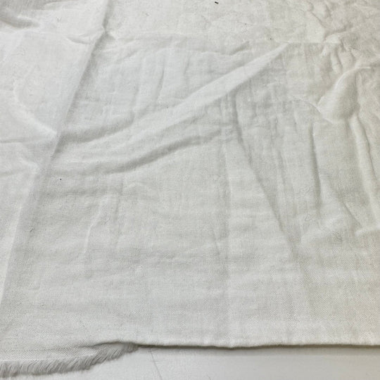 In The Midday - Double Weave Gauze Cotton Woven - White - 0.85M Bundle - True Deadstock fabric Fabric by private - Sustainable Textile | FABCYCLE