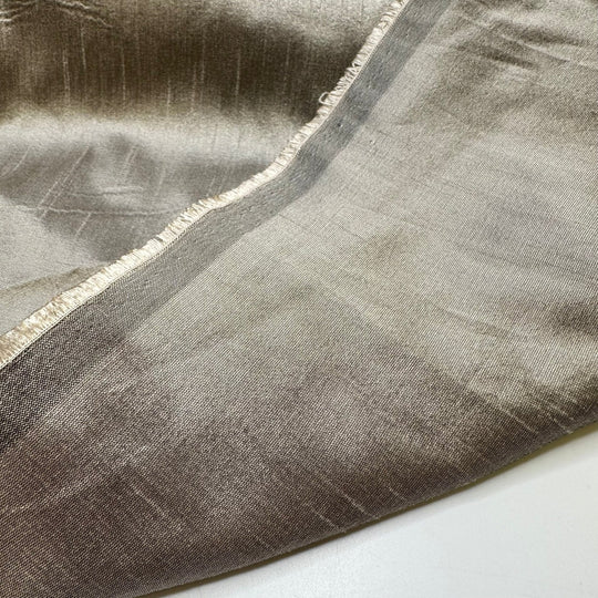In The Pewter Mug - Taffeta Poly Woven - Dark Silver - 1M Bundle - True Deadstock fabric Fabric by private - Sustainable Textile | FABCYCLE
