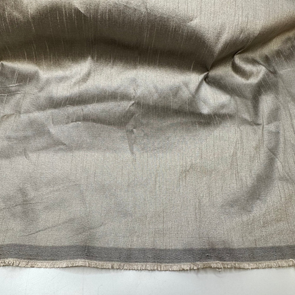 In The Pewter Mug - Taffeta Poly Woven - Dark Silver - 1M Bundle - True Deadstock fabric Fabric by private - Sustainable Textile | FABCYCLE
