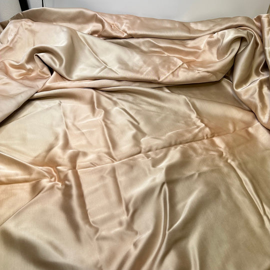 Instrumental Atmosphere - Vintage Sateen Cotton/Poly Woven - Light Ballet Pink - 3M Bundle - True Deadstock fabric Fabric by private - Sustainable Textile | FABCYCLE