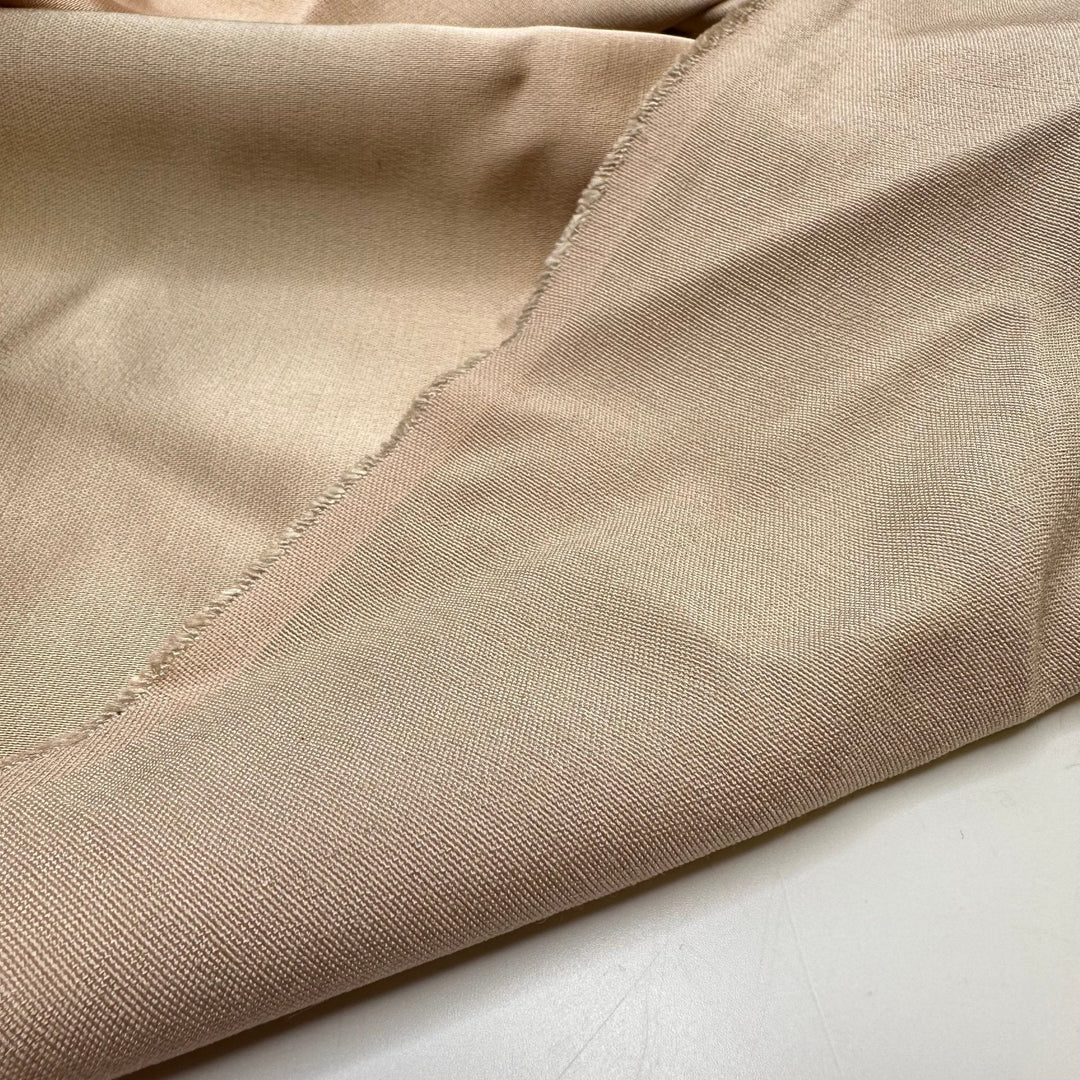 Instrumental Atmosphere - Vintage Sateen Cotton/Poly Woven - Light Ballet Pink - 3M Bundle - True Deadstock fabric Fabric by private - Sustainable Textile | FABCYCLE