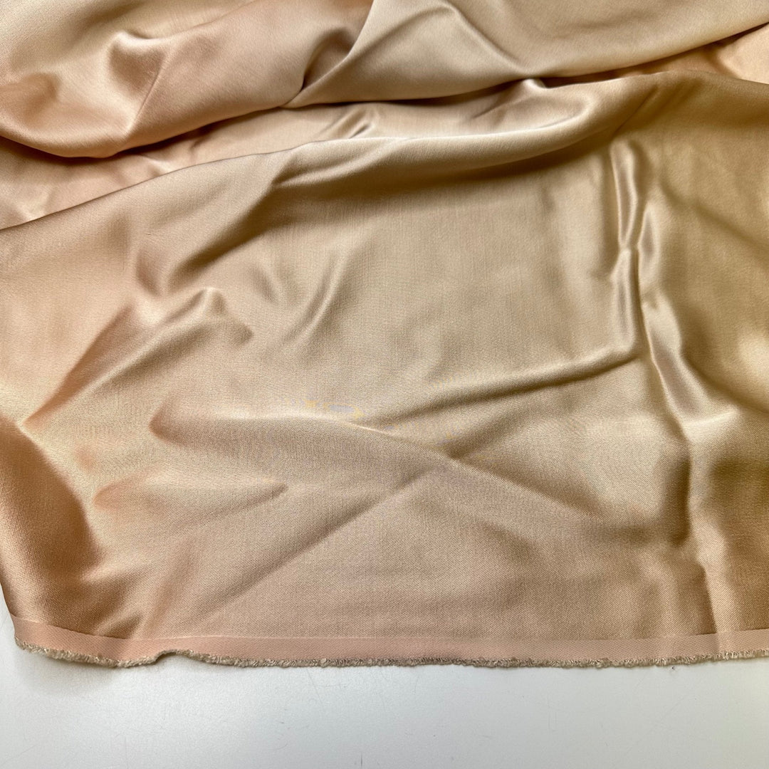Instrumental Atmosphere - Vintage Sateen Cotton/Poly Woven - Light Ballet Pink - 3M Bundle - True Deadstock fabric Fabric by private - Sustainable Textile | FABCYCLE