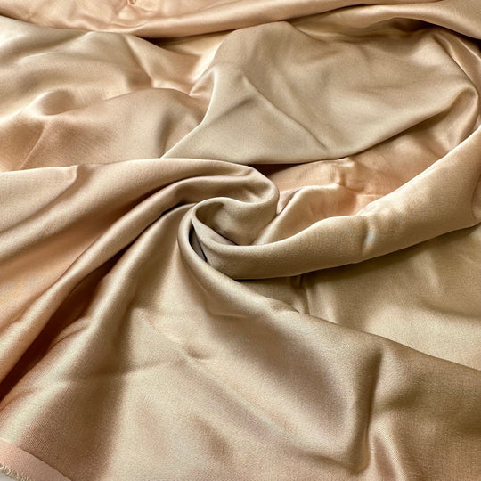 Instrumental Atmosphere - Vintage Sateen Cotton/Poly Woven - Light Ballet Pink - 3M Bundle - True Deadstock fabric Fabric by private - Sustainable Textile | FABCYCLE