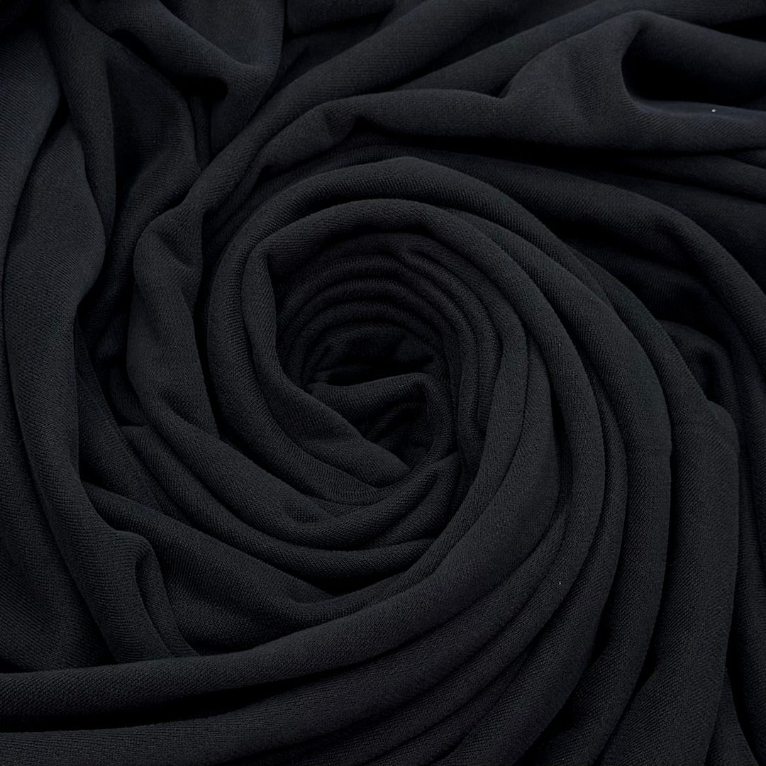 Interpretive Trails - French Terry Cotton Knit - Dark Navy - 3.95M Bundle - True Deadstock fabric Fabric by private - Sustainable Textile | FABCYCLE