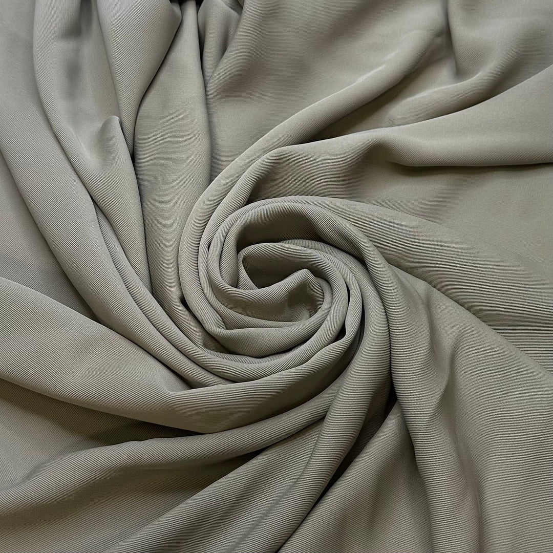 Into The Submarine - Polyester Blend Woven - Light Grey/Green - 2.9M Bundle - True Deadstock fabric Fabric by private - Sustainable Textile | FABCYCLE