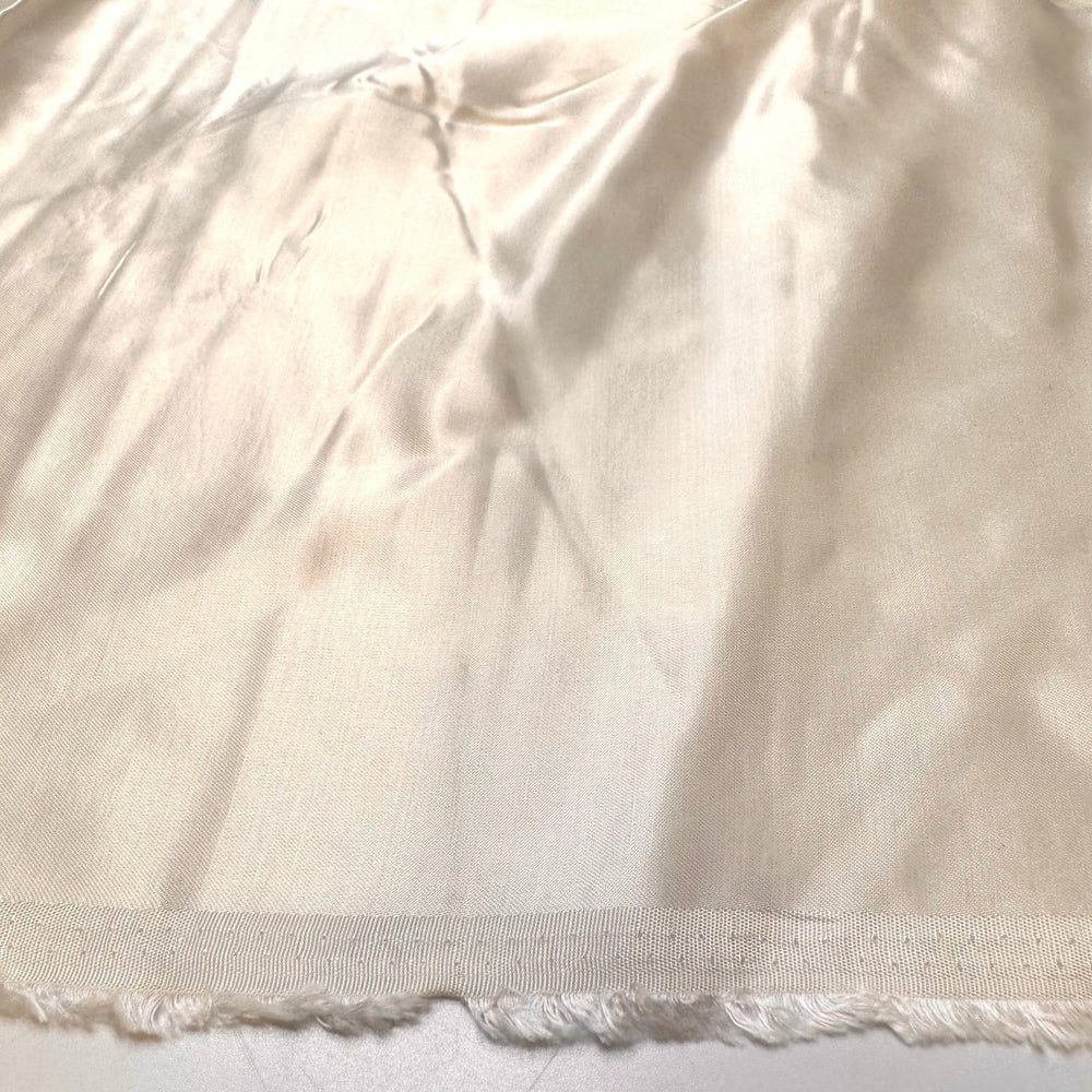 Investing Time In Myself - Satin Cotton Woven - Cream - 2.9M Bundle - True Deadstock fabric Fabric by private - Sustainable Textile | FABCYCLE