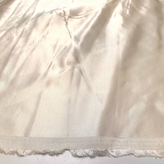Investing Time In Myself - Satin Cotton Woven - Cream - 2.9M Bundle - True Deadstock fabric Fabric by private - Sustainable Textile | FABCYCLE
