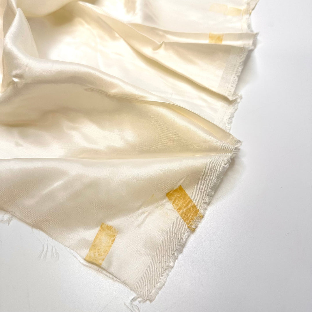 Investing Time In Myself - Satin Cotton Woven - Cream - 2.9M Bundle - True Deadstock fabric Fabric by private - Sustainable Textile | FABCYCLE