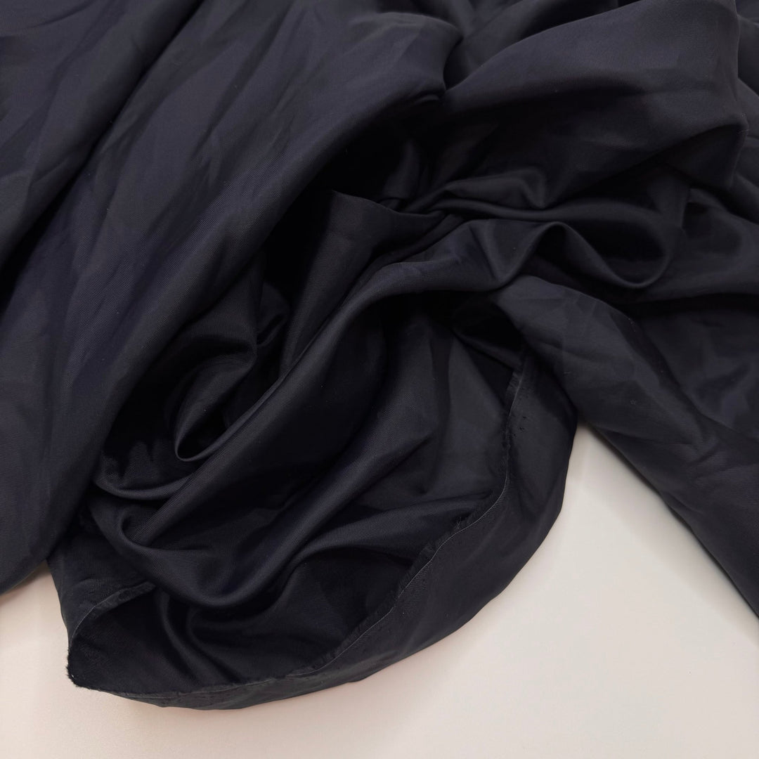 Invited To The After Party - Polyester Blend Woven - Dark Navy - 1.9M Bundle - True Deadstock fabric Fabric by private - Sustainable Textile | FABCYCLE