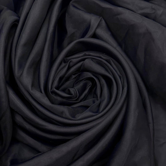 Invited To The After Party - Polyester Blend Woven - Dark Navy - 1.9M Bundle - True Deadstock fabric Fabric by private - Sustainable Textile | FABCYCLE
