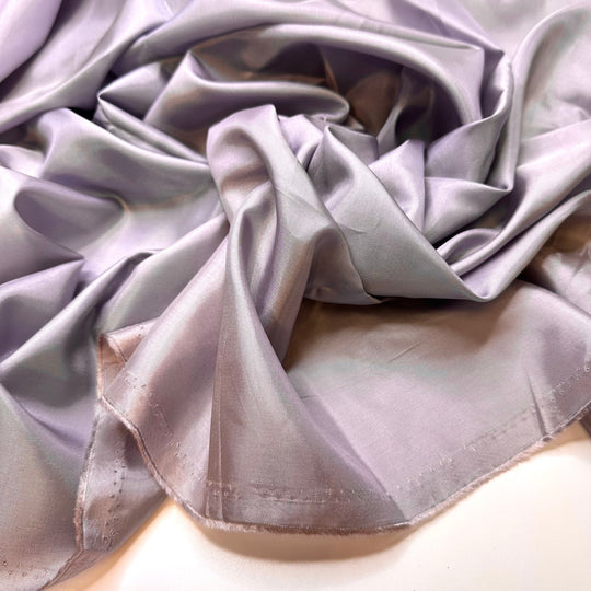 Is That A Grey Hair - Vintage Polyester Blend Woven - Light Grey - Bundles - True Deadstock fabric Fabric by private - Sustainable Textile | FABCYCLE