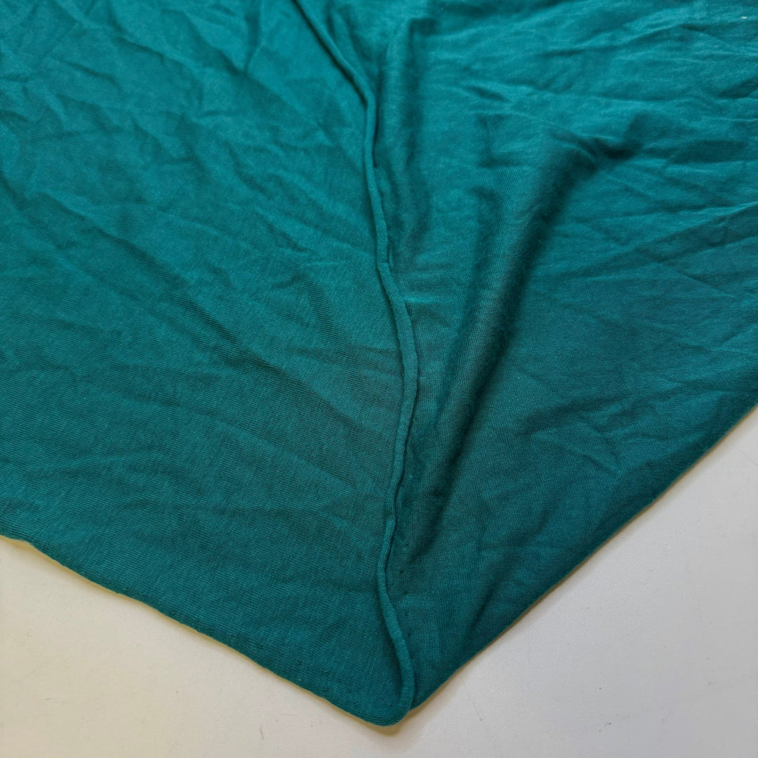 Is This Safe To Eat - Jersey Bamboo Blend Knit - Dark Teal - 3.4M Bundle - True Deadstock fabric Fabric by private - Sustainable Textile | FABCYCLE