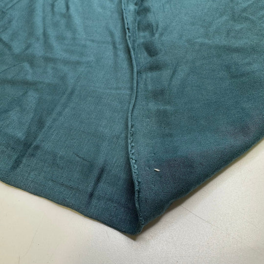 It Brings A Teal To My Eye - Jersey Cotton Blend Knit - Dark Teal - 2.45M Bundle - True Deadstock fabric Fabric by private - Sustainable Textile | FABCYCLE
