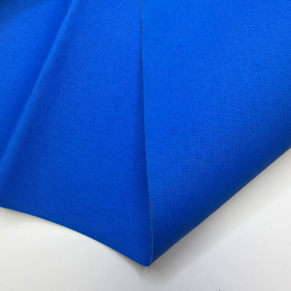 It Is Raining - Waterproof Basket Weave Nylon/PU Woven - Blue - 0.95M Bundle - True Deadstock fabric Fabric by private - Sustainable Textile | FABCYCLE