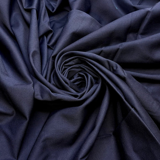 Jeans And Jorts And Jeggings, Oh My - Twill Weave Cotton Woven - Navy - 2M Bundle - True Deadstock fabric Fabric by private - Sustainable Textile | FABCYCLE