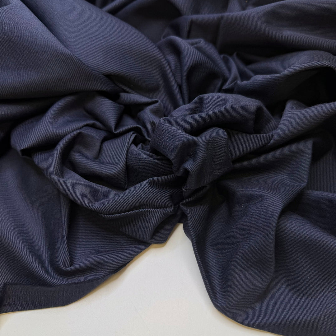 Jeans And Jorts And Jeggings, Oh My - Twill Weave Cotton Woven - Navy - 2M Bundle - True Deadstock fabric Fabric by private - Sustainable Textile | FABCYCLE