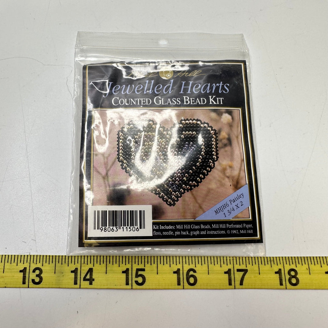 Jewelled Hearts Bead Kit - Multi - Individual - True Deadstock supplies Fabric by private - Sustainable Textile | FABCYCLE