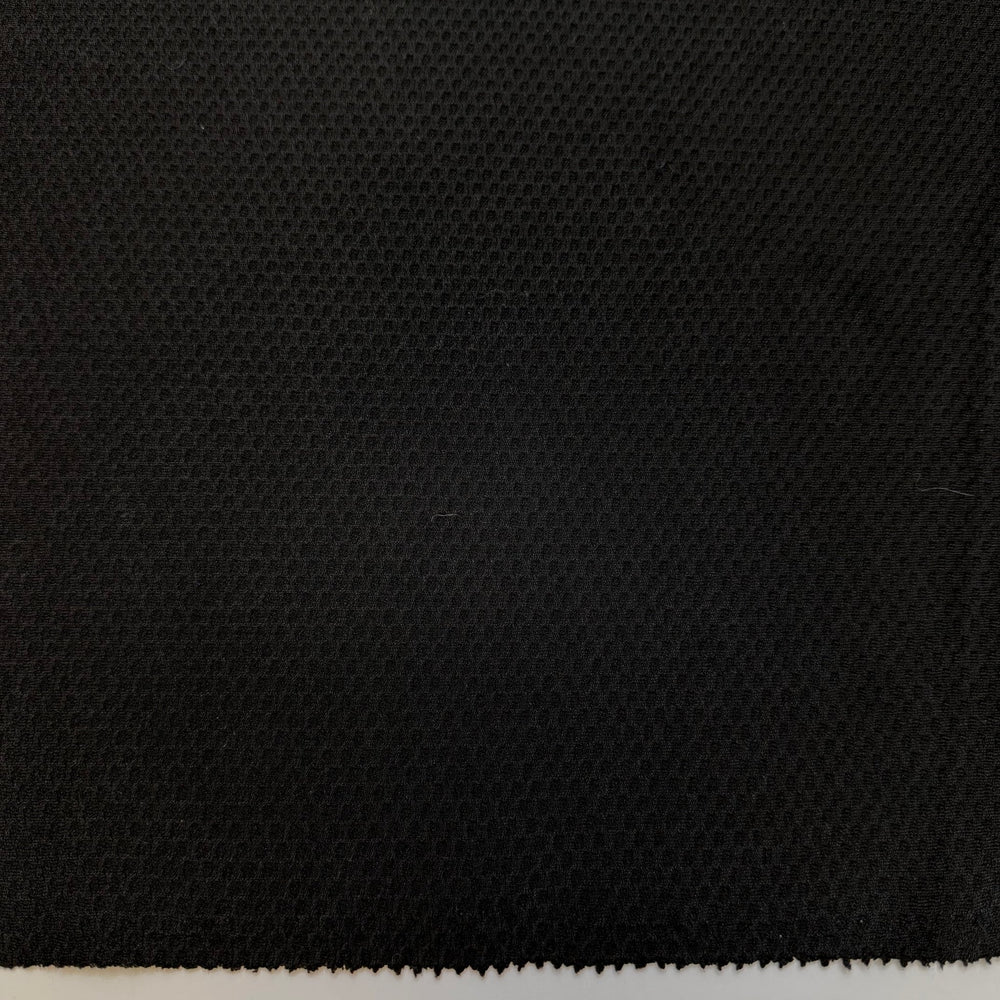 Jitterbug - Polyester Blend Knit - Black - 2.5M Bundle - True Deadstock fabric Fabric by private - Sustainable Textile | FABCYCLE