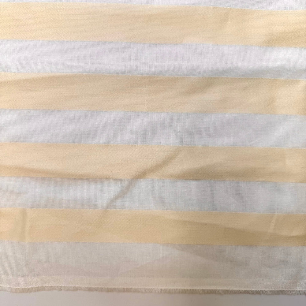 Jogging - Cotton Woven - Cream Stripes - 2M Bundle - True Deadstock fabric Fabric by private - Sustainable Textile | FABCYCLE