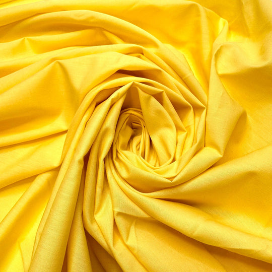 Joy - Cotton Woven - Yellow - 3.6M Bundle - True Deadstock fabric Fabric by private - Sustainable Textile | FABCYCLE