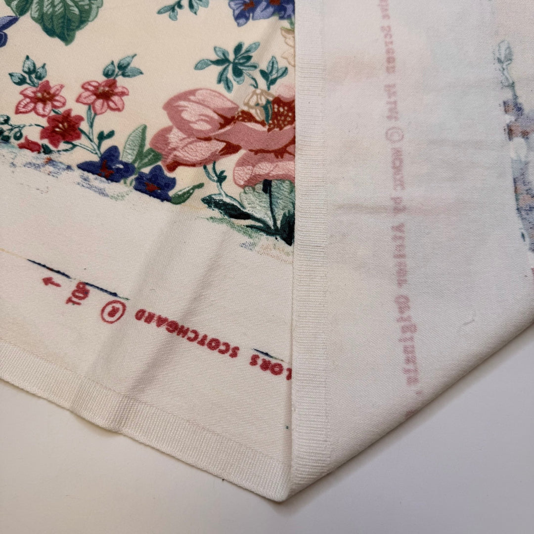 Julmust - Fire Retardent Twill Weave Cotton Woven - Cream Multi Floral - 1.7M Bundle - True Deadstock fabric Fabric by private - Sustainable Textile | FABCYCLE