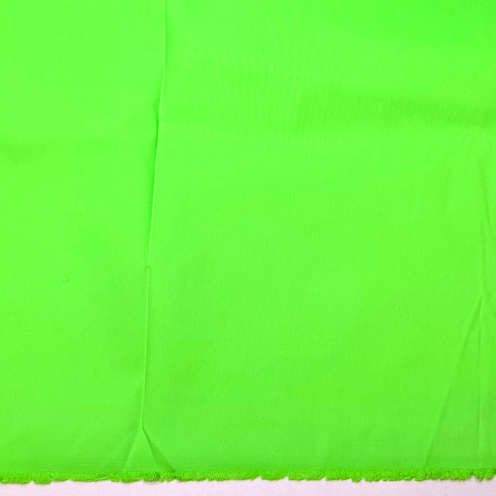 Jumpscare - Nylon Blend Woven - Neon Green - 0.65M Bundle - True Deadstock fabric Fabric by private - Sustainable Textile | FABCYCLE