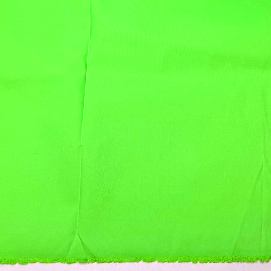 Jumpscare - Nylon Blend Woven - Neon Green - 0.65M Bundle - True Deadstock fabric Fabric by private - Sustainable Textile | FABCYCLE