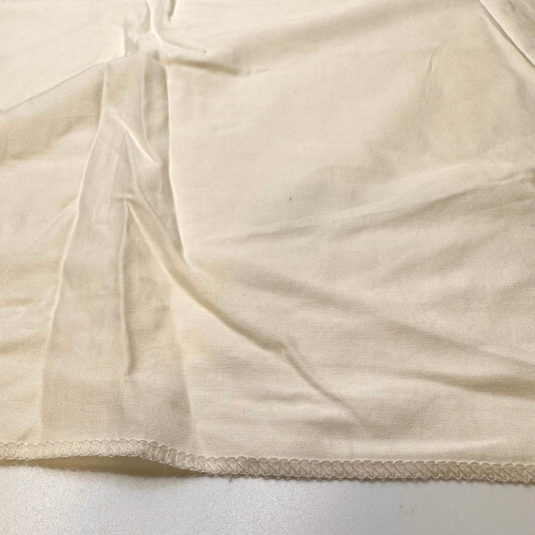 Just Five More Minutes - Cotton Woven - Cream - 1M Bundle - True Deadstock fabric Fabric by private - Sustainable Textile | FABCYCLE